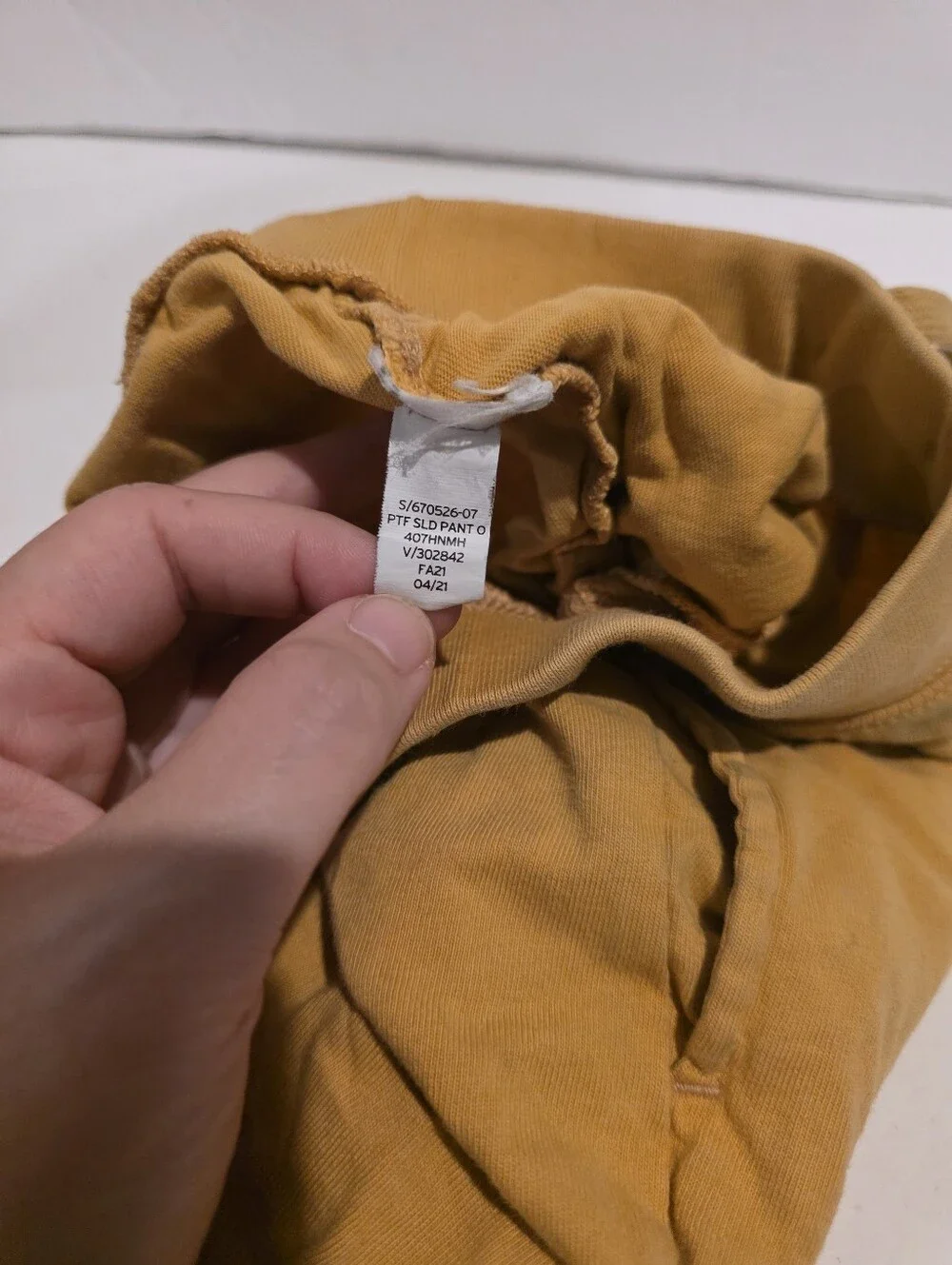Gap Size 2 T Mustard Yellow Baby/Toddler Drawstring Joggers Gold